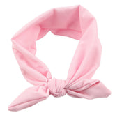 Koolgil Baby Girl Bow Headband pink front view for everyday wear and family photos.