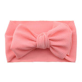 Koolgil baby girl coral 8-inch bow headband, ideal for photos and everyday wear