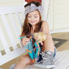 Koolgil Baby Headband worn in birthday party photos and everyday outfits.