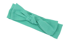 Koolgil bowknot headband turquoise on baby offers cute accessory for photos