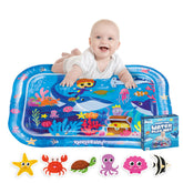 KooKooBaby water tummy time mat large pool view for extended tummy time play and exploration.