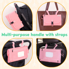 Kopi Baby wipe holder reversible keeps wipes accessible on the go.