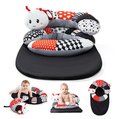 Koty Tummy Time Caterpillar Mat engages newborns with sensory play during tummy time