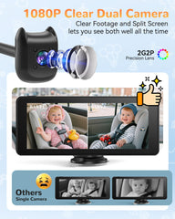 KOUENOM baby night vision demonstrates soft infrared for nighttime checks.