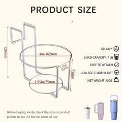 KOXHERO universal-fit bed holder secures to rails for dorm and bunk setups.