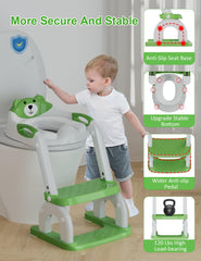 Koyosnier potty seat splash guard front prevents spills during use.