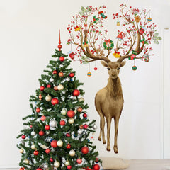 Kreleurs Christmas wall stickers set transforms living spaces into festive focal points.