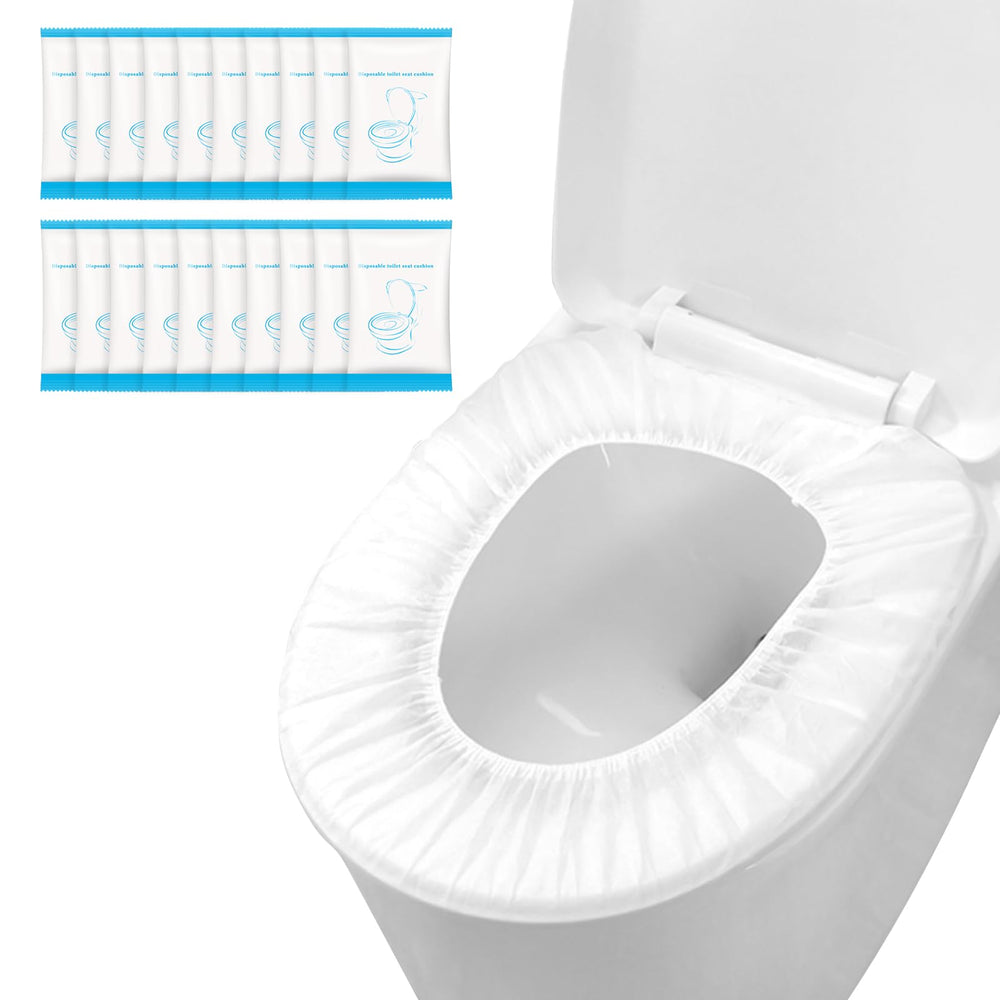 Krijuess disposable toilet seat cover packaged for travel convenience.