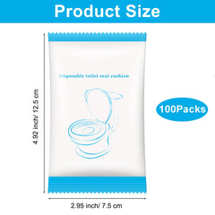 Krijuess elastic-fit cover expands to fit many toilets.