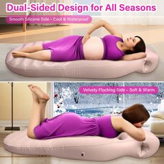 KSFJEU prone-sleep setup helps with comfort during naps and massages.