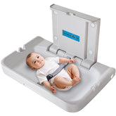 KSITEX baby changing station wall-mounted, space-saving solution for public restrooms.