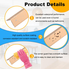 KTINITK 36-inch corner guards cut to length demonstrate versatility on furniture edges
