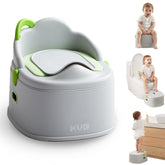 KUB 3-in-1 potty chair provides stable seating with anti-slip feet for toddlers.