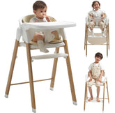 KUB high chair grow-with-baby demonstrates long-term seating from 6 months to 12 years