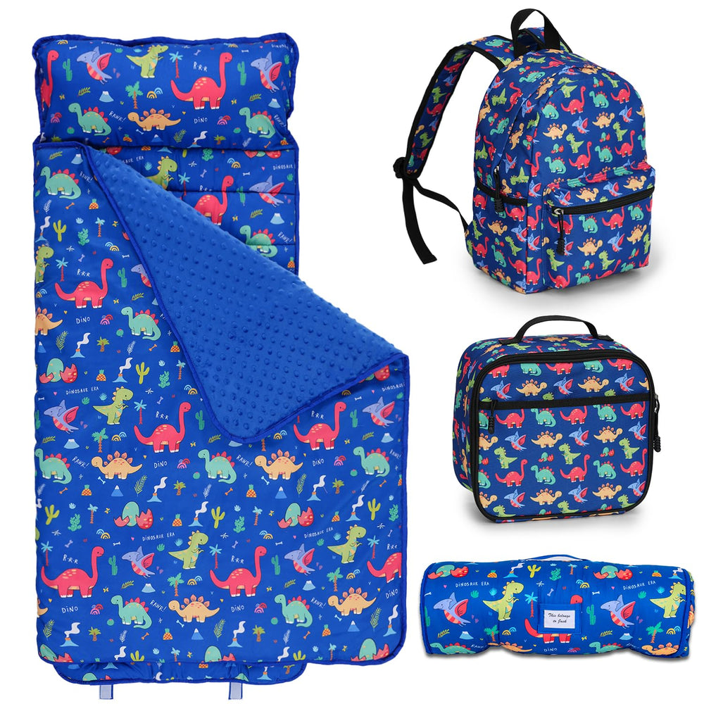 Kulahlik Toddler Nap Mat microfiber outer offers cozy, breathable naps.