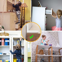 kulusion easy install no drilling shows quick setup and balanced force for safe furniture.