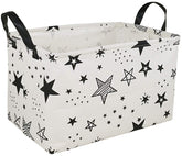 KUNRO Rectang storage basket star front view for tidy toy organization