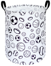 KUNRO round laundry basket 19-7-inch-dimension ready for easy laundry sorting