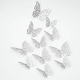 Kurilai 3D butterfly wings folded for dimensional wall charm.