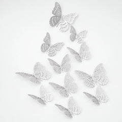 Kurilai 3D butterfly wings folded for dimensional wall charm.