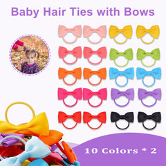 KuuCare multicolor hair ties β versatile color options to match outfits.