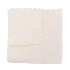 Kyapoo Baby Washcloths 12x12 inch size demonstrates ample coverage for infants.