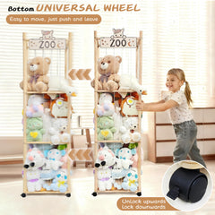 KYNUG large-toy-organizer-55inch-capacity highlights space-saving storage for 40+ plushies.