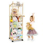 KYNUG stuffed-animal-storage-55inch-tower shows ample plush space for tidy playrooms.
