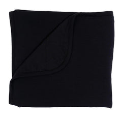 Kyte Baby Midnight bamboo blanket close-up for ultra-soft nursery comfort.