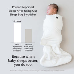 Kyte Baby Sage Swaddler Sleep Bag removable Velcro section for easy adjustments