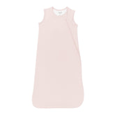 KYTE BABY sleep bag blush fabric closeup showing breathable bamboo blend for comfy nights.