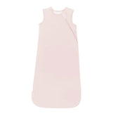 KYTE BABY sleep bag blush front view highlighting breathable bamboo rayon for comfortable sleep.