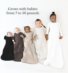 KYTE BABY breathable bamboo blend keeps baby comfortable through the night