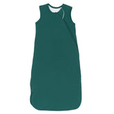 KYTE BABY Sleep Bag emerald front view shows breathable bamboo fabric for cozy naps