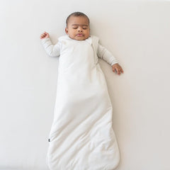 KYTE BABY sleep bag oat small back view showcases snug coverage