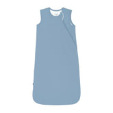 KYTE BABY sleep bag exterior slate fabric demonstrates breathable bamboo blend for comfortable nights.