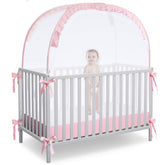 L RUNNZER Baby Pop Up Tent Cover viewing window for quick baby visibility