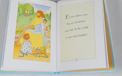 L8 Guardian Angel crib cross and Bible set complements nursery decor and marks his spiritual milestone.