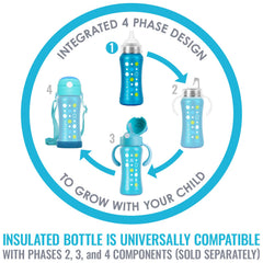 L.A. Baby slow-flow nipple supports comfortable feeding.