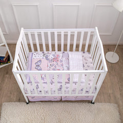 La Premura pastel butterfly quilt showcases vibrant colors for a cozy nursery focal point.