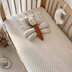 La Sheer plush fleece close-up highlights gentle texture ideal for sensitive skin.