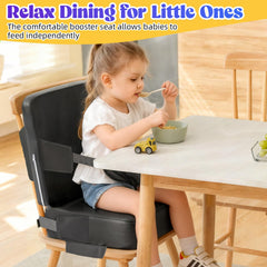 Laapee booster seat cushion-front adds comfortable seating for toddlers