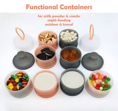 LADISO stackable compact design demonstrates space-saving versatility.