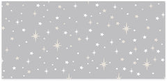 Lady Jayne Dove Gray Stars liner shows rolled sheets ready for storage.