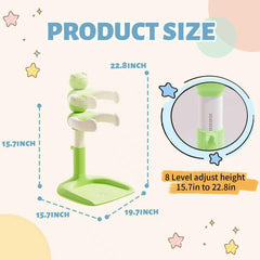 Laigoldana bath stand with adjustable height grows with baby for continued use.