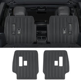 LaIIker seat-back protective pad front view reduces rear seat scuffing in daily driving.