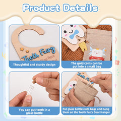 LALADUCK glass bottle preserves baby teeth as treasured keepsakes