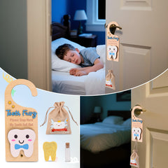 LALADUCK fabric tooth pouch keeps keepsakes secure and cute
