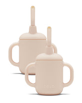 Lalo Little Cup 2-Pack front view for easy grip and on-the-go hydration.