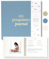 Lamare Pregnancy Journal cover with linen texture for a durable keepsake